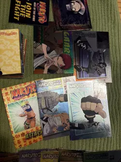 Naruto Premium Trading Cards Sakura Tin Panini Shonen Jump 73x Card Lot 2002 - Image 4