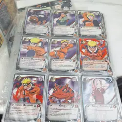 2002 PANINI NARUTO CARDS LOT OF 20 Pages Kiba Naruto Rock Kakashi Sasuke NM - Image 2