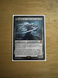 Magic The Gathering Sephiroth Fabled Soldier - 0115 - Non Foil Near Mint - Image 1
