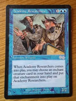 Magic The Gathering ACADEMY RESEARCHERS Summon Wizards Stephen Daniele MTG - Image 1
