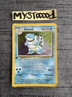 Carte Pokemon Tortank 2/102 Edition 1 Set De Base Wizards Francais OCCASION - Image 1
