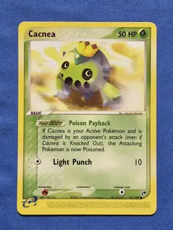 NM Cacnea 57/100 Sandstorm 2003 Common ENG Pokemon Card - Image 1