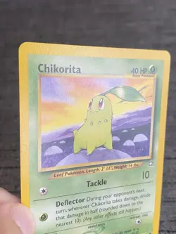 Carte Pokemon Chikorita 53/111 Neo Genesis Wizard Anglais Occasion - Image 5