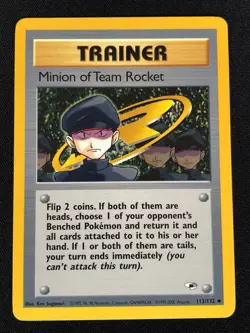 Pokemon Minion of Team Rocket 113/132 Common (NM) - Image 1