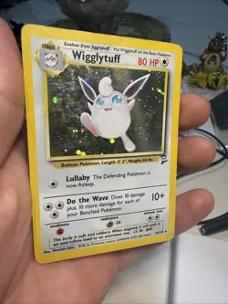 Pokemon TCG Wigglytuff Holo Rare Card 19/130 Base Set 2 - Image 2
