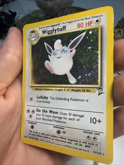 Pokemon TCG Wigglytuff Holo Rare Card 19/130 Base Set 2 - Image 3