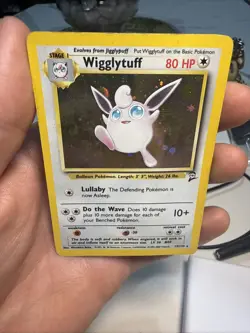 Pokemon TCG Wigglytuff Holo Rare Card 19/130 Base Set 2 - Image 5