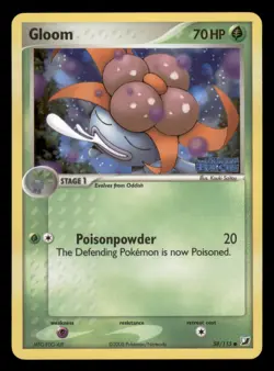 Heavily Played Gloom 58/115 Reverse Holo EX Unseen Forces Common - Image 1
