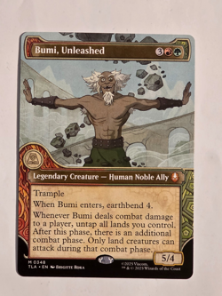 Bumi, Unleashed M0348 Regular (Showcase) Avatar Magic the Gathering NM - Image 1