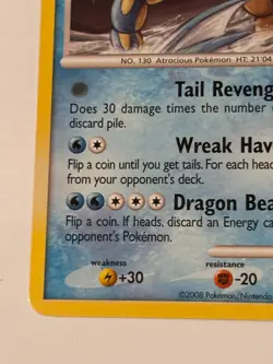 Gyarados 19/100 Stormfront Non Holo Rare Pokemon Card TCG - MP - Image 5