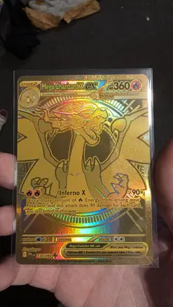 Mega Charizard X EX Phantasmal Flames 130/94 Mega Ultra Rare Gold Card - Image 1