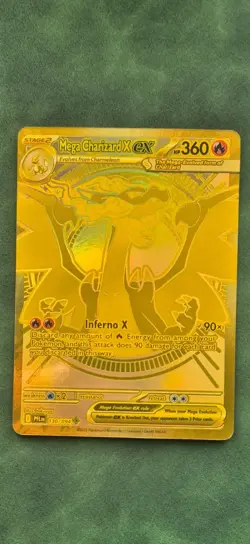 Mega Charizard X EX Phantasmal Flames 130/94 Mega Ultra Rare Gold Card - Image 1