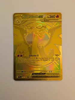 Mega Charizard X EX Phantasmal Flames 130/94 Mega Ultra Rare Gold Card - Image 1