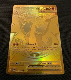 Mega Charizard X EX- Phantasmal Flames (130/94) Mega Ultra Rare Gold Card - Image 2