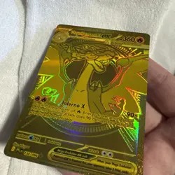 Mega Charizard X EX Phantasmal Flames 130/94 Mega Ultra Rare Gold Card - Image 5