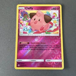 Pokemon Card Cleffa Unbroken Bonds Reverse Holo Uncommon 131/214 Near Mint - Image 1