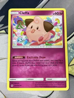Pokemon Card TCG Cleffa Sun & Moon Unbroken Bonds 131/214 - Image 1