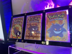 Gengar EVOLUTION Pokemon Vending Prism Sticker Cards - Rare SET WITH CASE - Image 1