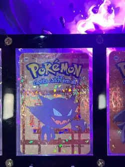 Gengar EVOLUTION Pokemon Vending Prism Sticker Cards - Rare SET WITH CASE - Image 5