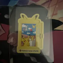 Pokemon Center Online Limited Sticker Pikachu Award Japan - Image 1