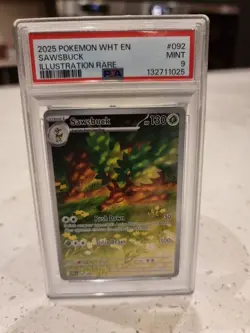 ACE 10 Sawsbuck Illustration Rare 092/086 White Flare Pokemon tCG - Image 1