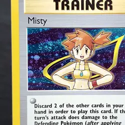Misty Holo Rare Gym Heroes 18/132 Unlimited Pokemon TCG WOTC Trainer NM ⭐ - Image 2