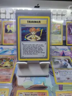 Pokemon TCG Misty Trainer Card Gym Heroes 18/132 Holo Rare - Image 1
