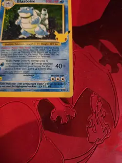 Mint Blastoise Holo 2/102 Celebrations Classic Collection Pokemon Card - Image 2