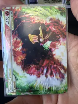 Pokemon TCG Ho-Oh LEGEND Heartgold & Soulsilver 111+112 Holo Rare Card Set - Image 2