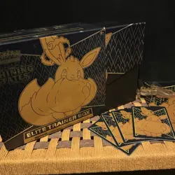 EMPTY Shining Fates Elite Trainer Box ETB Cards Pokemon Cards TCG NO PACKS INC - Image 2