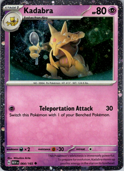 Kadabra - (Cosmos Holo) Promo Miscellaneous Cards & Products 064/165 NM - Image 1