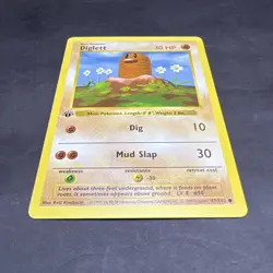 Pokemon 1st Edition Base Set Shadowless Diglett 47/102 NS1 - Image 3