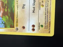 Pokemon Card Diglett Shadowless Base Set 1st Edition Common 47/102 Near Mint - Image 3