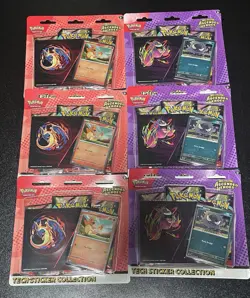 Pokemon Ascended Heroes Tech Sticker pack 6 Total, 3 Of Each! - Image 1