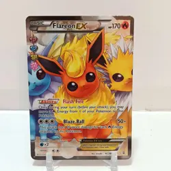 Pokemon Flareon EX (Full Art) RC28/RC32 MP+ Generations: Radiant Collection - Image 1
