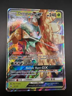 Decidueye GX - 12/149 - Sun & Moon Base Set - Ultra Rare - Pokemon TCG - Image 1