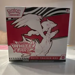 Pokemon Scarlet & Violet White Flare Elite Trainer Box Collectors Edition 2025 - Image 1