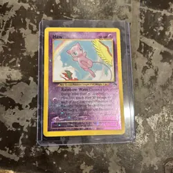 2001 Pokemon Southern Islands Mew 1/18 Reverse Halo Promo WOTC LP/EX - Image 3