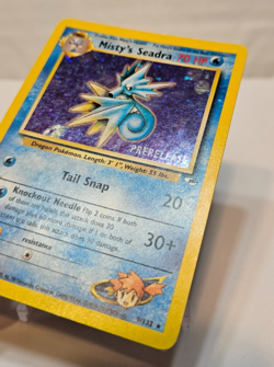 Misty's Seadra 9/132 Gym Heroes PreRelease Promo Pokemon 1241 - Image 2