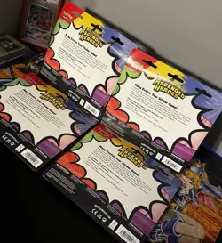Lot of 4 Ascended Heroes 3 Pack Tech Sticker Collection Sealed Pokemon FAST SHIP - Image 4