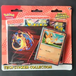 5x In Hand New Ascended Heroes 3 Pack Tech Sticker Collection Sealed Pokemon - Image 2