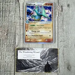 Pokemon TCG Kingdra ex (Delta Species) 94/101 Dragon Frontiers Holo - Creases HP - Image 1