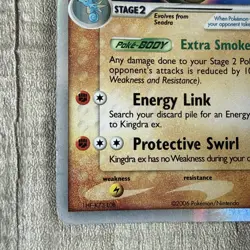 Pokemon TCG Kingdra ex (Delta Species) 94/101 Dragon Frontiers Holo - Creases HP - Image 5