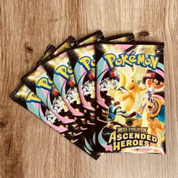 Pokemon TCG English Ascended Heros Booster Packs x5 Non Holo Bulk Mint (2) - Image 2