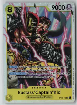 Eustass"Captain"Kid (112) OP10-112 One Piece Royal Blood Super Rare Near Mint - Image 1