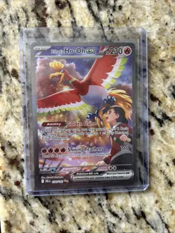 Pokemon TCG Ethan's Ho-Oh EX Card 230-182 Mint/Near Mint Condition - Image 1