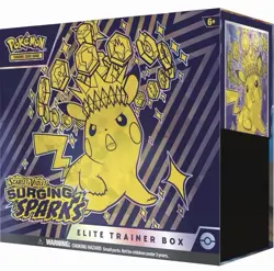 Pokemon SV08 SV Surging Sparks Elite Trainer Box New Sealed Case ETB (10) - Image 2
