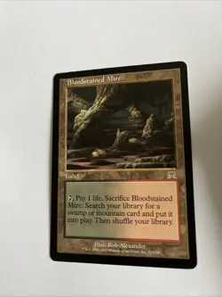 MTG Bloodstained Mire Onslaught 313/350 Regular Rare - Image 1