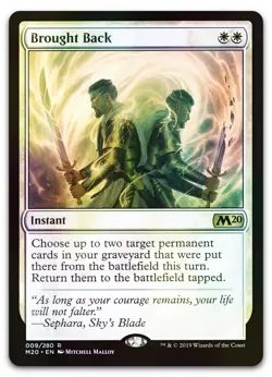 Brought Back #9 (Foil) (NM) Core Set 2020 M20 Magic MTG - Image 1
