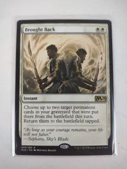 Brought Back (Promo Pack) - Core Set 2020 M20 Magic the Gathering MTG - NM+ - Image 1